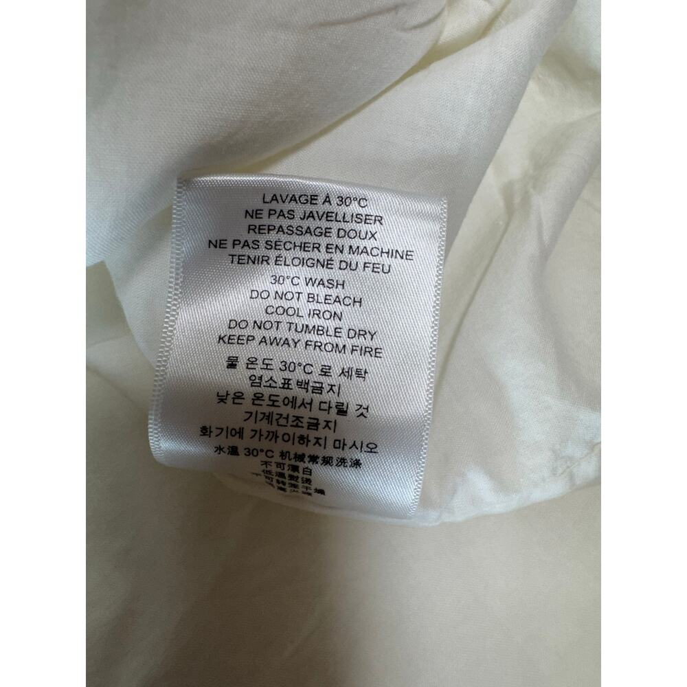 Louise Misha Women’s Sz 40 US Sz 8 Dress White Organic Gauzy Cotton Boho FLAWS - Picture 3 of 13